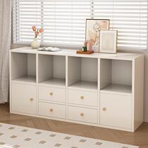 Bookshelf storage rack household floor-standing storage rack simple bedroom wall reading cabinet low cabinet multi-layer storage cabinet bookcase