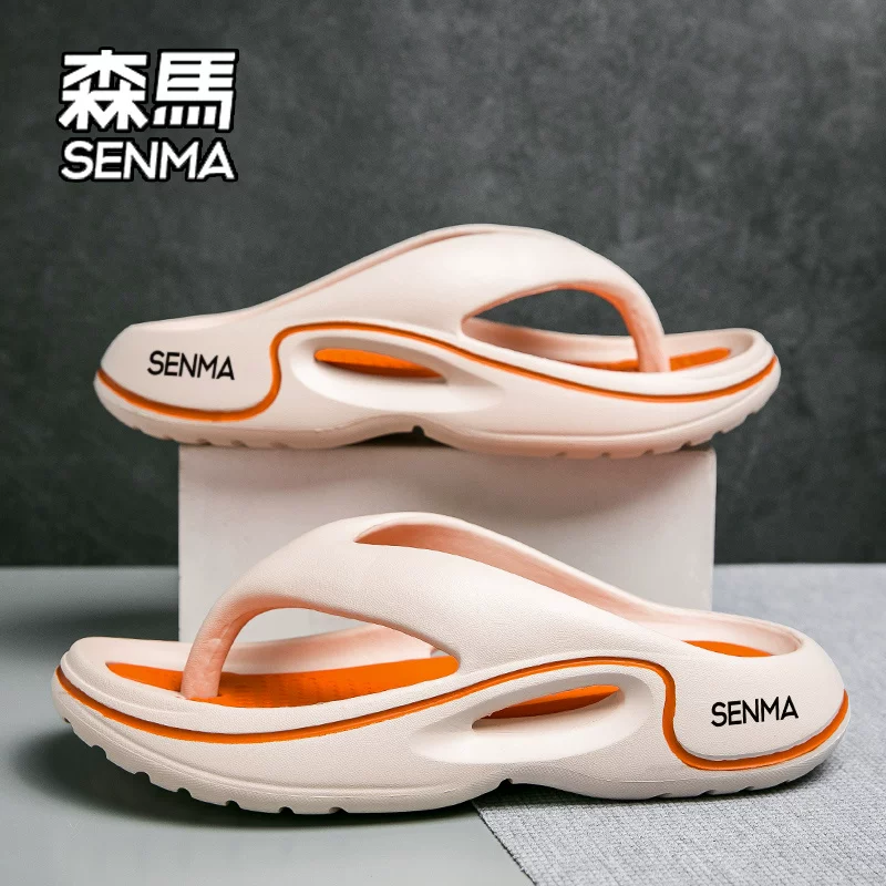 SENMA/ летние шлепанцы, мужские туристические нескользящие пляжные спортивные тапочки