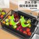 Removable kitchen shelf Home multi-layer storage cart Floor-standing vegetable and fruit rack
