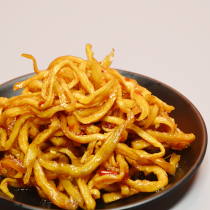 Yongle Bay papaya silk Shuangkou dish Hunan Teproute ready-to-eat small salted pickle with spicy and crisp dry sauce dish spicy and spicy