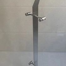 Non-standard custom-made stainless steel engineering railings column handrails hanging glass railings shopping mall guardrails villa fence accessories