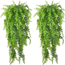 Simulated aquatic plant reptile breeding box simulated plant wall hanging Persian wall hanging rattan artificial flower vine decoration