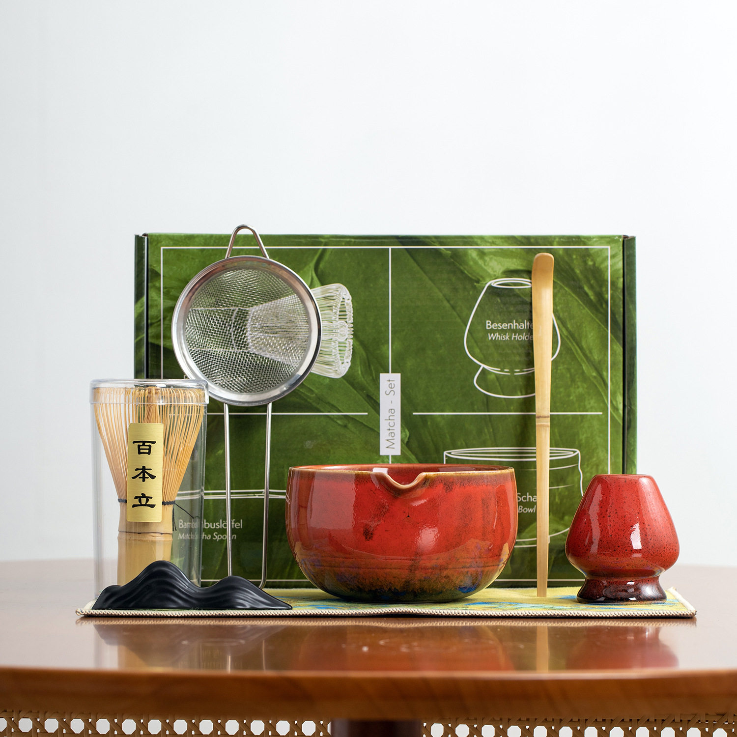 4-Piece Japanese Matcha Tea Set: Whisk, Bowl, and Scoop - Taobao product photo 7