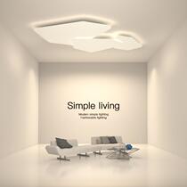 Minimalist living room lamp ultra-thin full spectrum modern simple atmospheric geometric creative ceiling lamp eye protection bedroom lamp