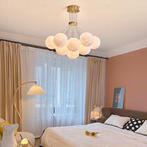 Moon chandelier ins Internet celebrity master bedroom lamp modern minimalist living room main lamp childrens room cream style lamp
