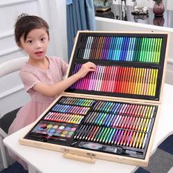 Children's drawing tool set drawing gift box watercolor pens Primary school student art painting girls learn stationery gifts