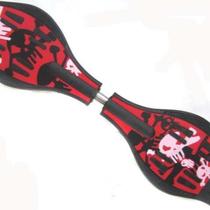 Childrens two-wheeled scooter teenagers two-wheeled flash wheel adult swing skateboard beginners vitality board dragon board