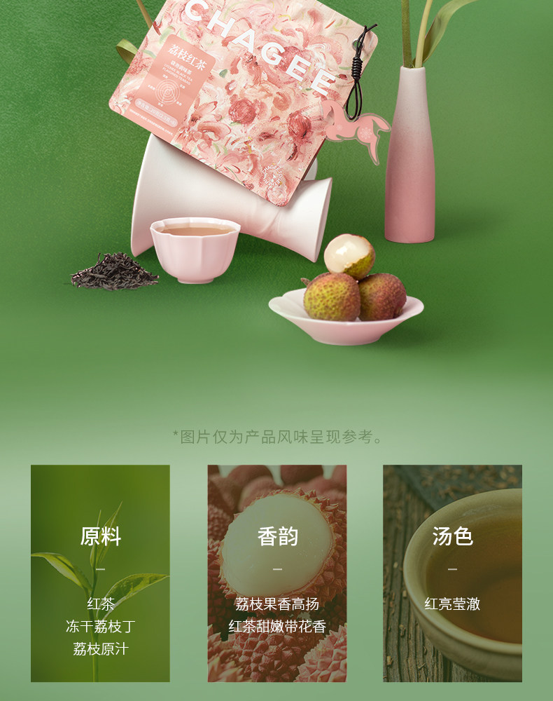 【中國直郵】 樂樂茶 人氣王組合裝 茶包冷熱泡茶袋泡茶伴手禮 荔枝紅茶+白桃烏龍+葡萄烏龍三袋裝（21g*3）