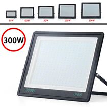 300W LED Floodlight 220V Outdoor Spotlight Tempered Glass Fl