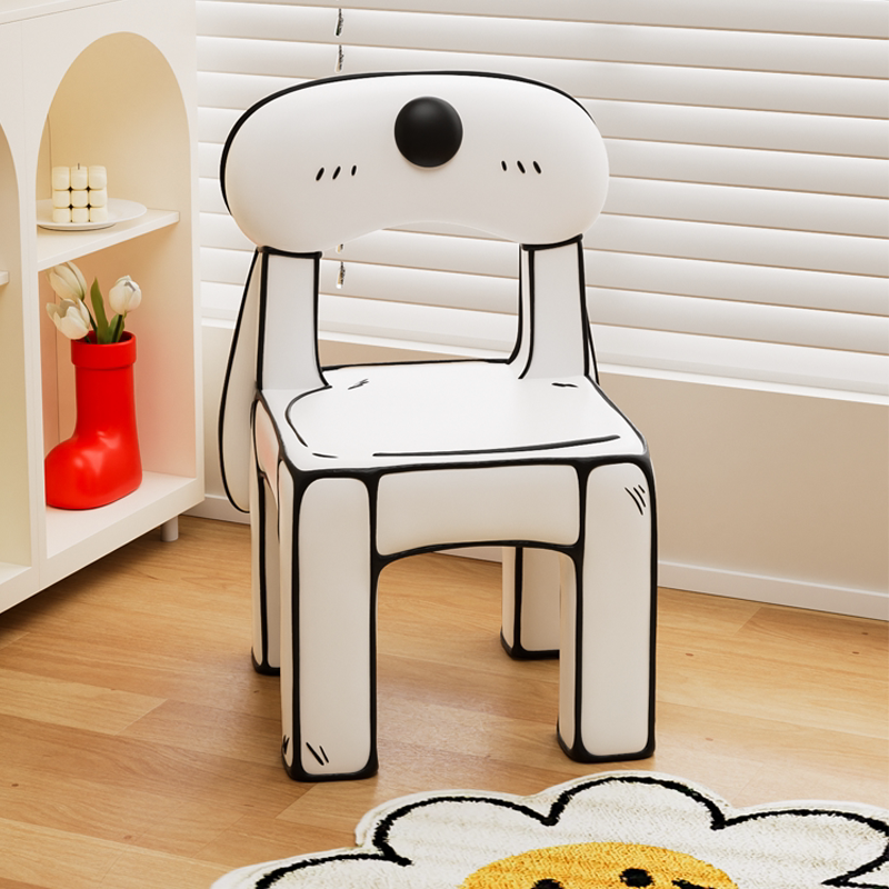 Creative Dog Cartoon Backrest Chair for Home Entryway Shoe Changing Stool Cartoon Living Room Coffee Table Floor Decoration Creative Dog Cartoon Backrest Chair for Home Entryway Shoe Changing Stool Cartoon Living Room Coffee Table Floor Decoration