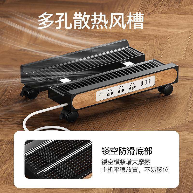 Desktop computer host support under the table mobile chassis bottom F789 55 pallet office rack office room placement rack