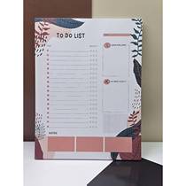 Daily planner English notepad simple schedule todays plan this weeks plan magnetic stickers can be peeled off