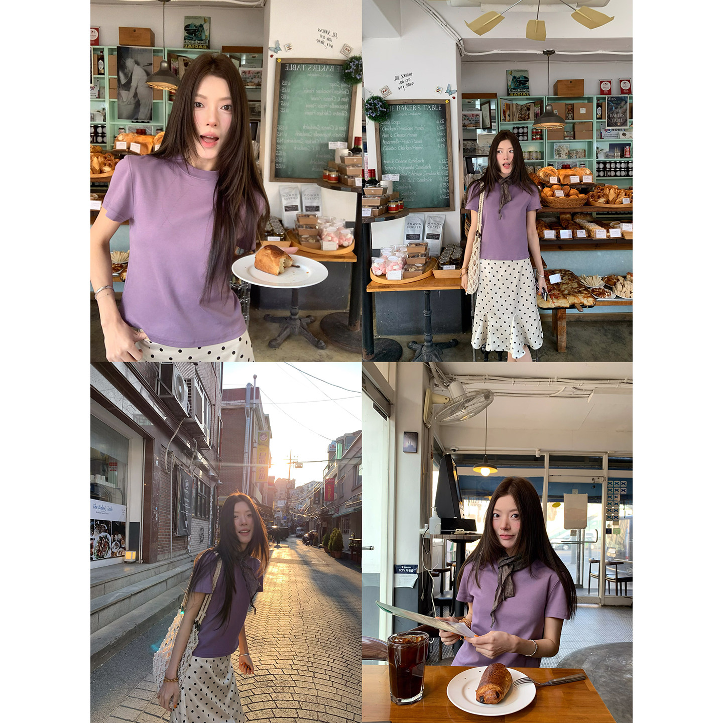 牙套大汪 минималистичная базовая футболка с коротким рукавом и прямыми плечами