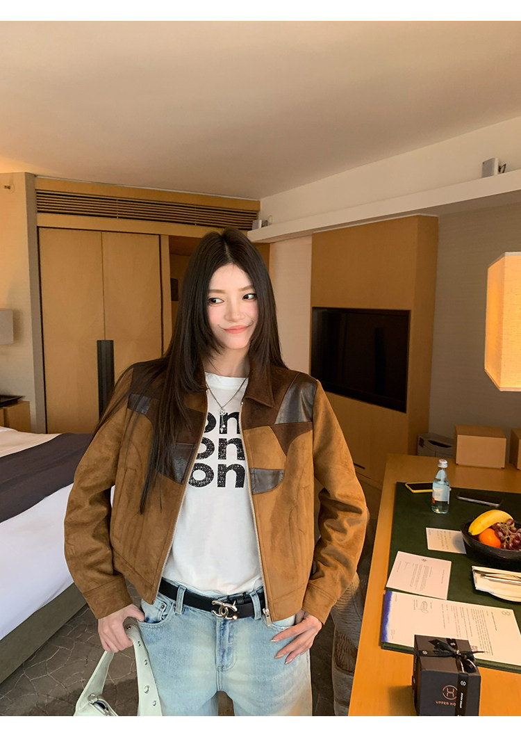 牙套大汪 【周末画报】 лонгслив с буквенным принтом в ленивом стиле, полупрозрачный трикотаж