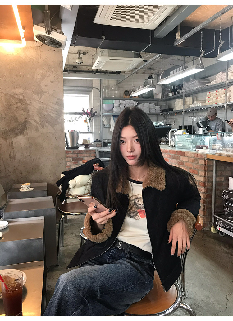 牙套大汪【潦草兔兔】удобная футболка с реглановыми рукавами и принтом кролика