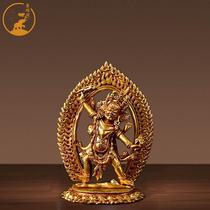 One-piece Buddha mother copper imported from Nepal hand-gilt Tibetan Tantric home worship and protection ornaments Buddha statue