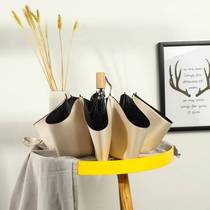 Small and large UV umbrella enlarged thickened and reinforced vinyl selected for heavy rain student storage and shading