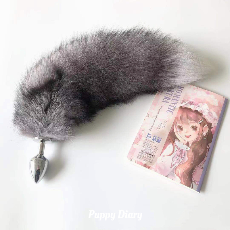 Puppy* Real Fur Fox Tail Super Fluffy Puppy Tail Female Couple Gift
