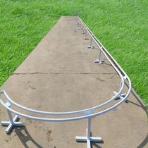 9m 12m 22m shot put return device return rack conveyor belt track and field venue supporting mobile lead factory price