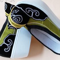 New drama cloud-toe boots opera niche shoes old students shoes martial arts high boots thick-soled Vincent boots nano-sole cloud-toe boots