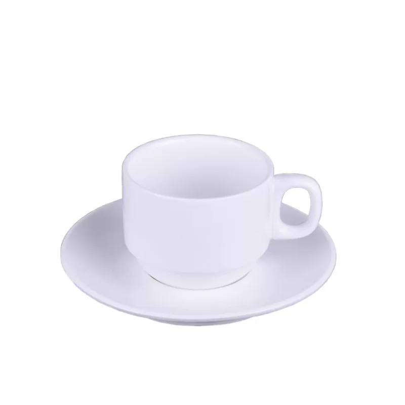 [Чистая белая керамическая кофейная кружка европейский cappuccino latte чашка]