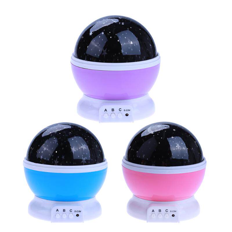 лампа led rotating night light projector starry sky star maste House music beauty home