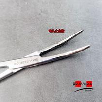 Brawula pet grooming shop dog ear hair plucking hemostatic pliers elbow straight hair plucking pliers powder tool disinfection cup