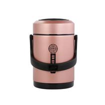 Student 304 stainless steel vacuum insulation bucket lunch box class winter multi-layer hour portable extra long upper 24