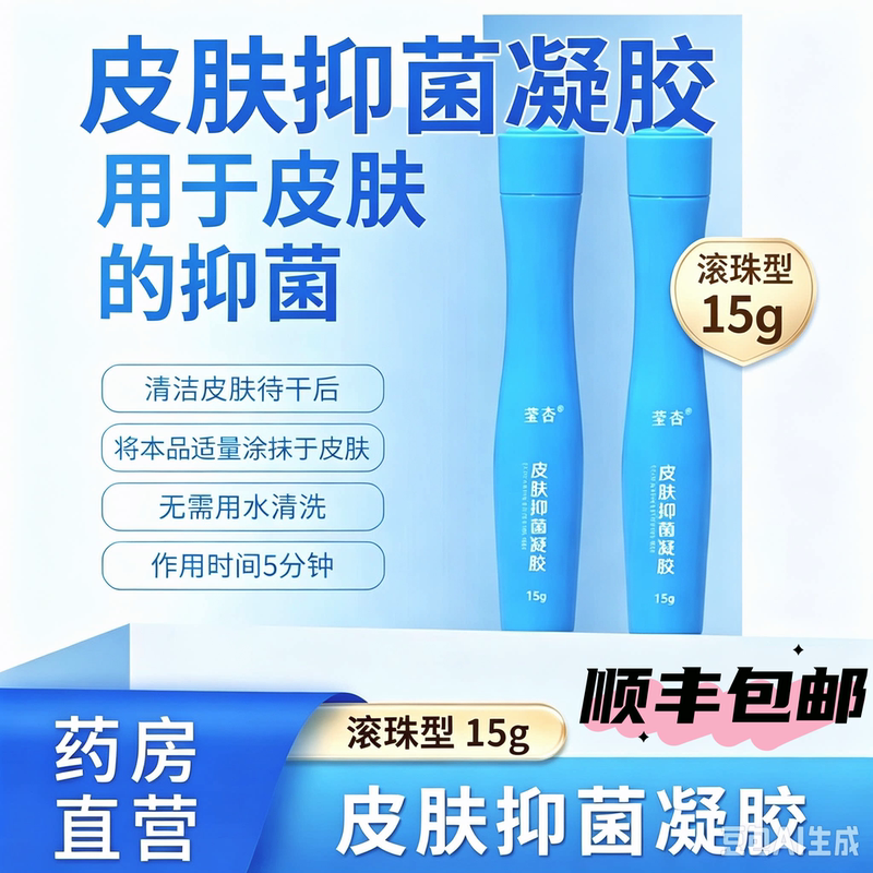 [Free Shipping by Sf Express] Yingxing Skin Antibacterial Gel 15 Portable Roll-On Type Plant Extract Genuine Product