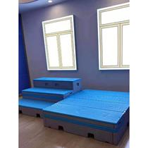 Three-layer PE plastic chorus steps four-layer folding music ladder stage solid wood podium detachable stage