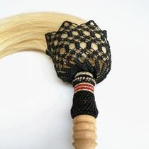 Real horsetail Tai Chi fly whisk magic weapon peach wood handle floating dust Taoist supplies eunuch Buddha dust sweeper duster floating dust