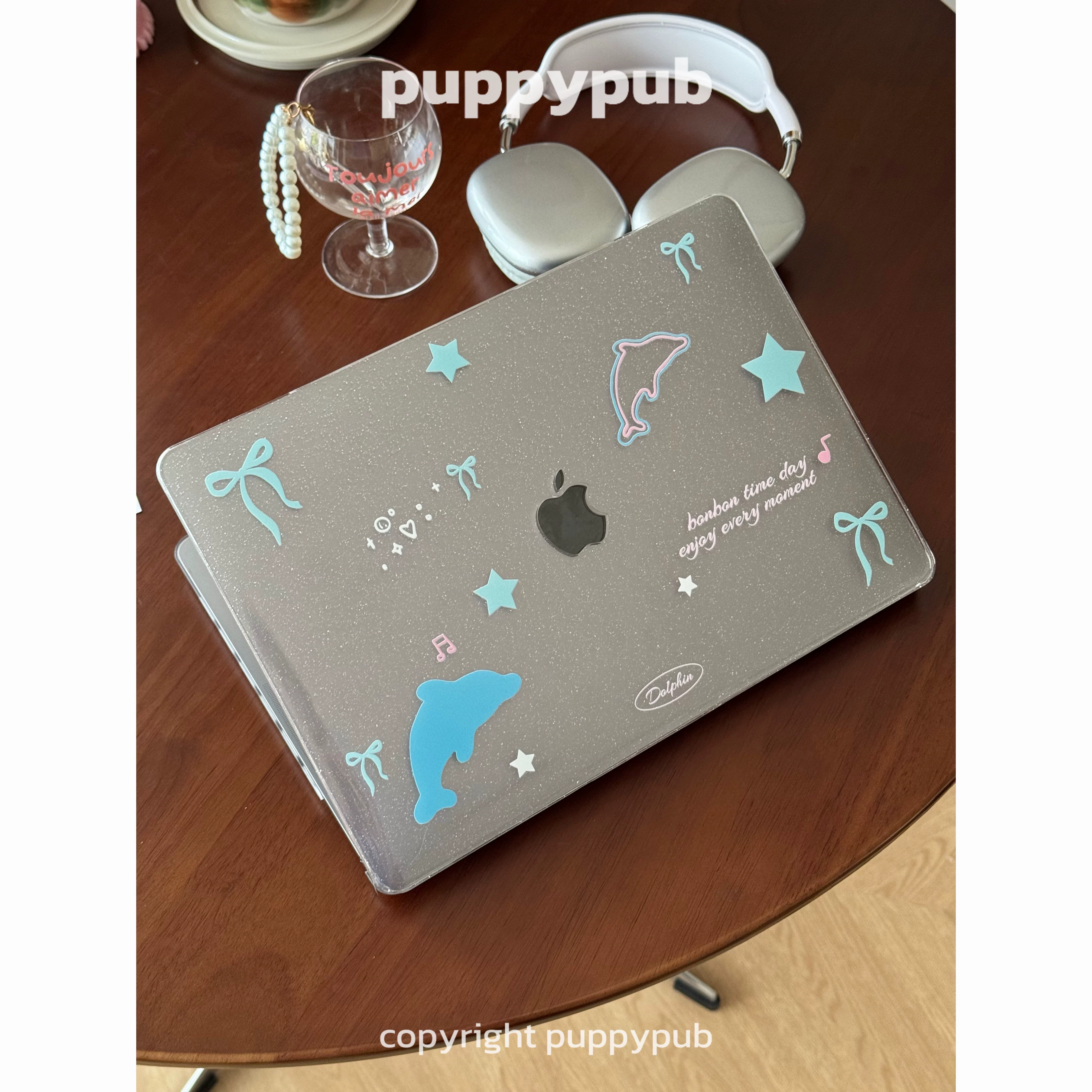 ПюппиПаб [Star Island] Звездчатый акриловый защитный чехол для MacBook Pro Air, тонкий, против ударов, ПК