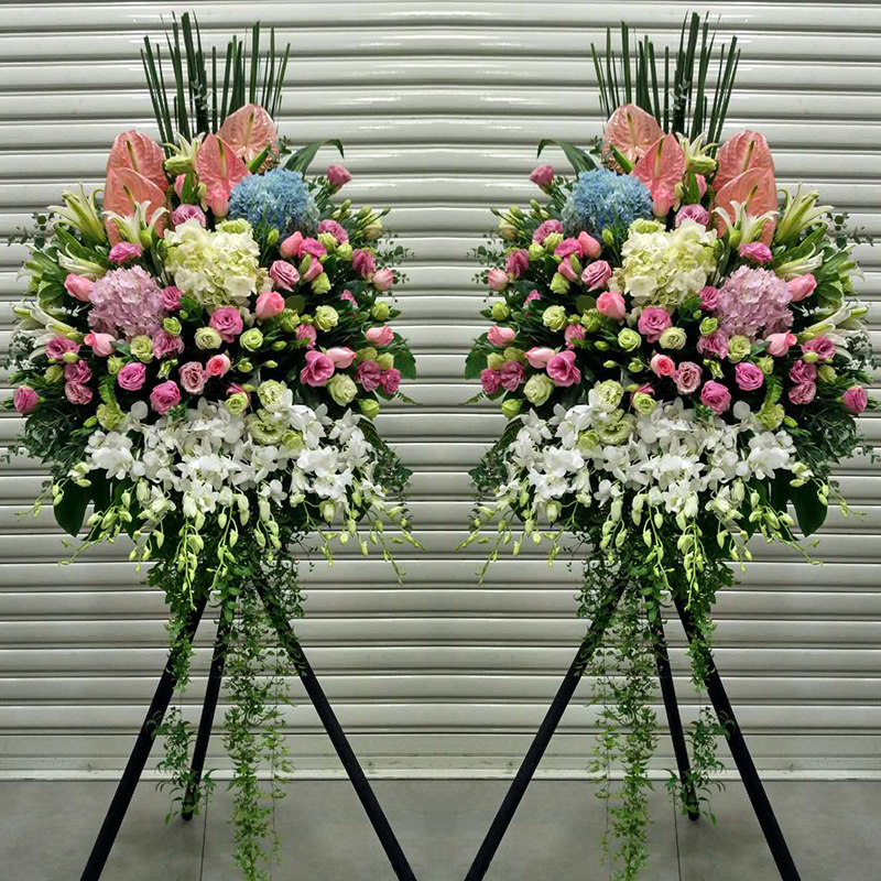 Shanghai Beijing high-end housewarming celebration annual meeting opening flower basket with the city concert star conference to send flowers