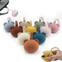 Baby Food Grade Pacifier Holder Bag BPA Free Safe Silicone I