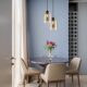 Postmodern Minimalist Restaurant Single-Head Glass Pendant Light Bedroom Bedside Bar Cafe Art Study Small Pendant Light