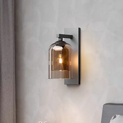 Nordic Designer Villa Living Room Tv Background Wall Hotel Corridor Staircase Balcony Bedside Cozy Glass Wall Lamp