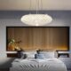 Living Room Chandelier Flower Art Designer Personality Italian Milan Designer Model Room Bedroom Chandelier