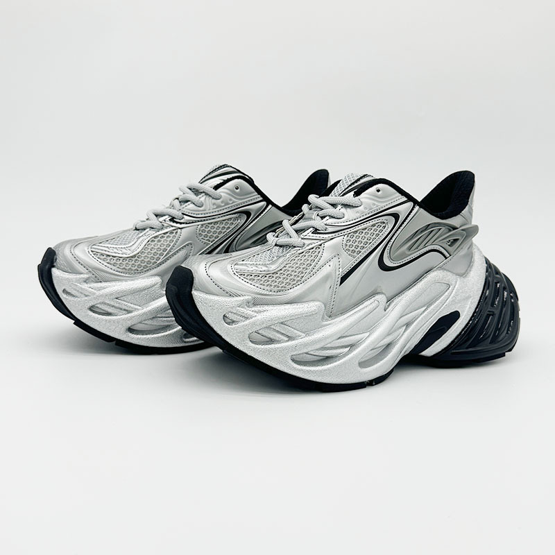 【New Product】Suihui Zhe Height-Increasing Jogging Sneakers, Breathable Mesh, Mecha Thick Sole, Trendy 2025 New Model