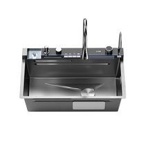unaxi nano 304 stainless steel kitchen sink whale large single sink dishwasher thickened 5 0 dish basin X96i