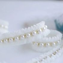 Lacey Lace)elegant Beaded Lace Trim For Wedding Dresses