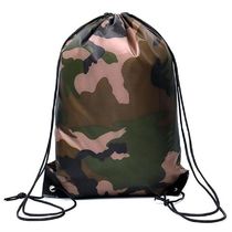 Camouflage Backpack Drawstring Gym Bag Travel Sport Outdoor