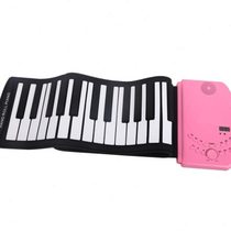 61-key thickened hand-rolled piano 61-key folding piano Portable hand-rolled piano rechargeable soft piano