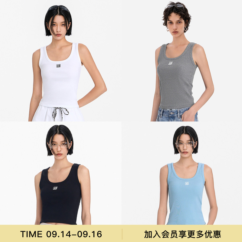 [Same Style as Chen Yao, Wang Luodan, and Jiang Yuchen] Calledback26 Autumn Camisole for Women, Simple Sleeveless Top