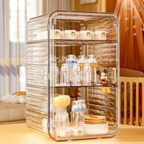 Baby tableware storage box bottle storage box baby-specific food tool storage cabinet chopsticks drain rack cupboard