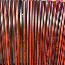 Small leaf red sandalwood log old material high oil high density second sinking glass bottom martial arts stick