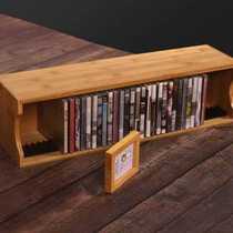 Juyang CD Storage Rack PS4 Game Disc Rack Desktop CD Rack Solid Wood Blu-ray Disc Game Disc Rack CD Rack