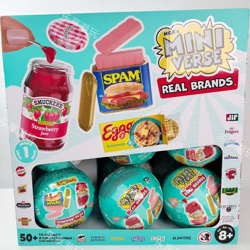 Miniverse Brand Mini Supermarket Ball Handmade DIY Miniature Supermarket Mini Food Toy Ornaments Blind Ball