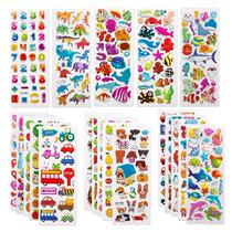 3D Stickers for Kids Toddlers 20 8 Different Sheets 3D Puffy