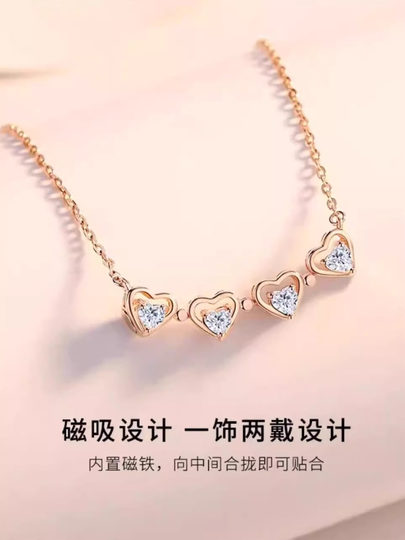 S999纯银项链女轻奢小众锁骨链2025年新爆款生日新年礼物送女朋友