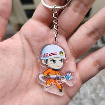 Transparent small pendant acrylic keychain customized small pendant two-dimensional decoration animation small gift ornament creative